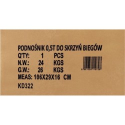 Podnośnik skrzyni biegów 500kg KD322
